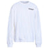 Off White Blur Bold Logo Slim Fit White Sweatshirt