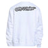 Off White Blur Bold Logo Slim Fit White Sweatshirt