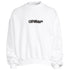 Off White Blurr Book Over White Oversized Sweatshirt