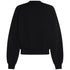 Off White Blurr Book Over Black Oversized Sweatshirt