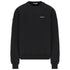 Off White Scratch Arrow Design Oversized Fit Black Sweatshirt