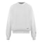 Off White Scribble Diagonal Boxy Crew Neck White Sweatshirt
