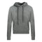 Off White Logo Oversized Grey Hoodie