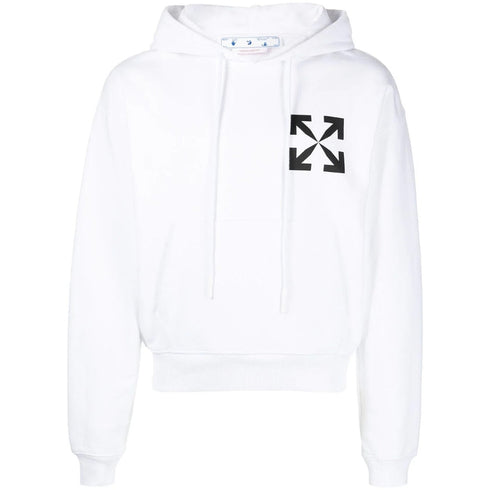 Off White Single Arrow Oversized White Hoodie