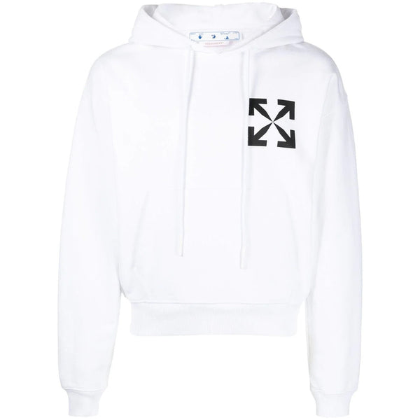 Off White Single Arrow Oversized White Hoodie