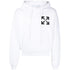 Off White Single Arrow Oversized White Hoodie