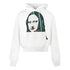 Off White MonaLisa Print Logo White Hoodie OMBB037E20FLE009 0110