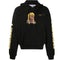 Off White X Theophilus London Bebey Arrow Oversized Black Hoodie