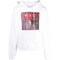 Off White Sprayed Caravaggio Oversized White Hoodie