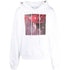 Off White Sprayed Caravaggio Oversized White Hoodie