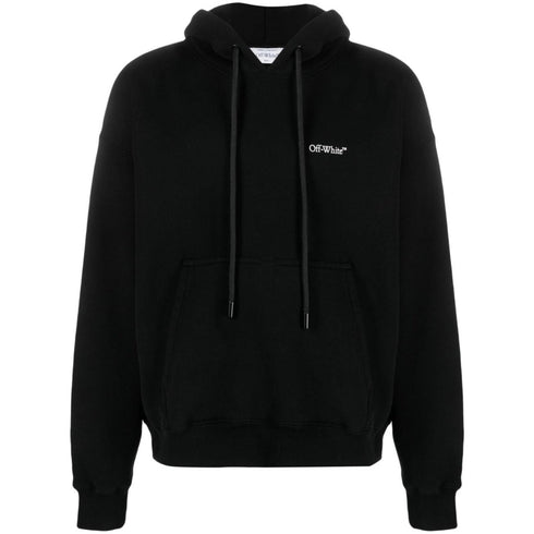 Off White Lunar Arrow Design Black Skate Hoodie