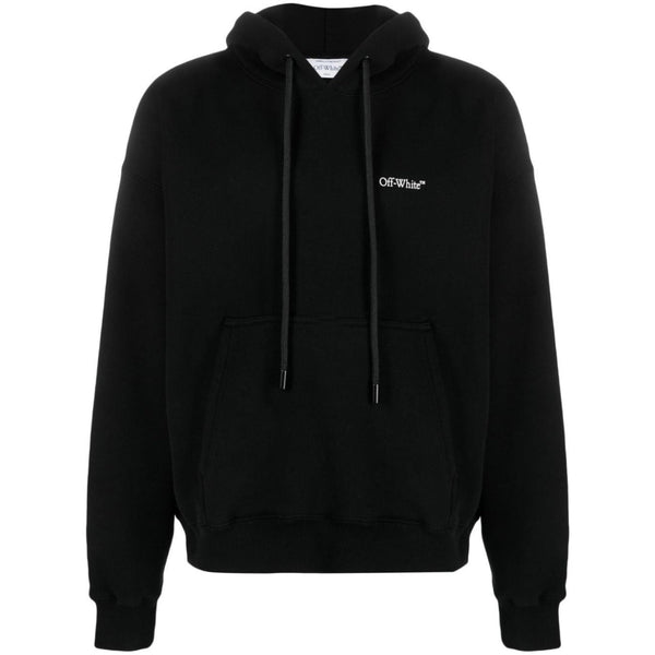 Off White Lunar Arrow Design Black Skate Hoodie