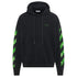 Off White Moon Cam Arrow Black Skate Hoodie