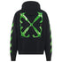 Off White Moon Cam Arrow Black Skate Hoodie