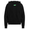 Off White Rave Flyer Skate Print Black Hoodie OMBB085S22FLE005 1070
