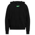 Off White Rave Flyer Skate Print Black Hoodie OMBB085S22FLE005 1070