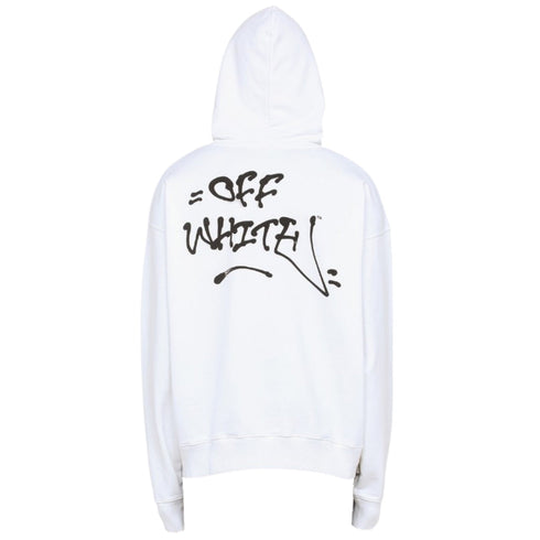 Off White Graffiti Skate White Hoodie