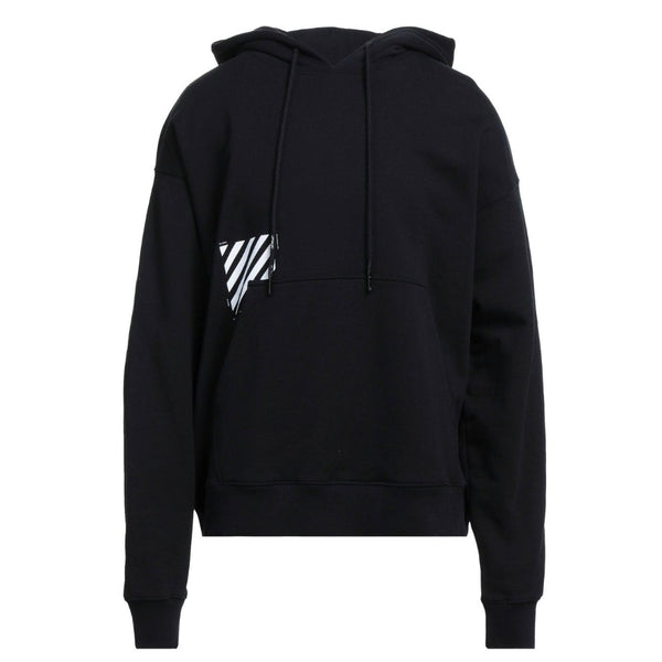 Off White Diag Square Skate Black Hoodie OMBB085S22FLE013 1001
