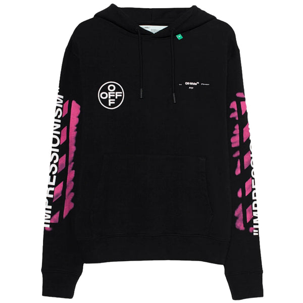 Off White OMBB097G20FLE0041030 Black Sweatshirt