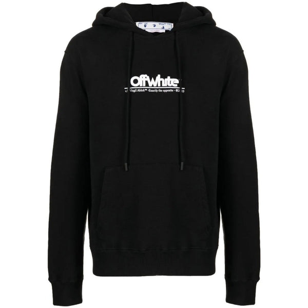 Off White Chunky Logo Slim Fit Black Hoodie