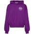 Off-White Hand Arrow Design Boxy Fit Purple Oversized Hoodie L