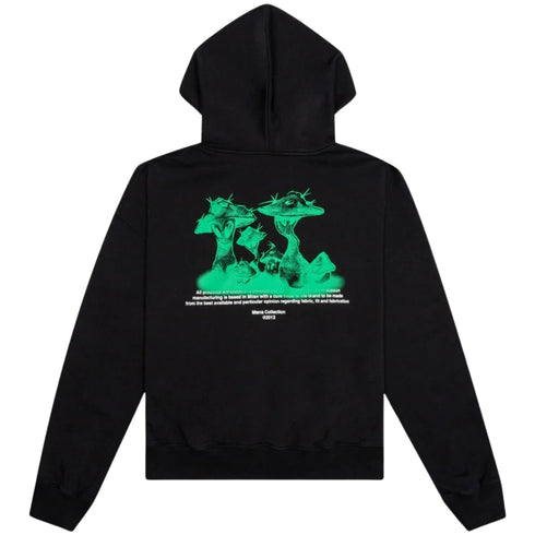 Off White Alien Mush Boxy Fit Black Hoodie