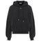 Off-White Black Oversized Hoodie OMBB118F23FLE0091077