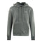Off White Wave Outline Diag Design Grey Slim Zip Up Hoodie