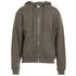 Off White Diag Tab Slim Fit Green Zip Hoodie OMBE013S22FLE00356