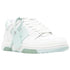 Off-White Out Of Office White Mint Calf Leather Sneakers UK 6