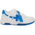 Off-White Blue Tag Out Of Office White Calf Leather Sneakers UK 8