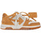Off White Out Of Office Vintage Orange Suede Leather Sneakers