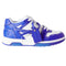 Off White Out Of Office Blue Leather Sneakers