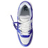 Off White Out Of Office Blue Leather Sneakers