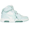 Off White Out Of Office Mid Top Mint Leather Sneakers