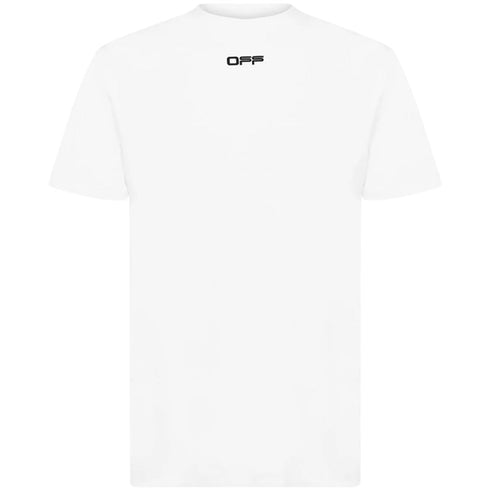 Off White Arrow Outline White Sports T Shirt
