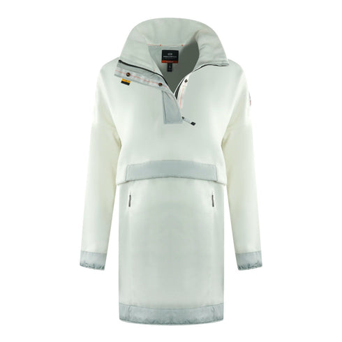Parajumpers Oum White Long Pull Over Jumper