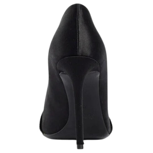 Off-White Branded Tape Commercial Bow Pump Black Heels OWIA166SD19D900161060 36