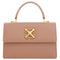 Off White Jitney 1 4 Top Handle Nude Bag