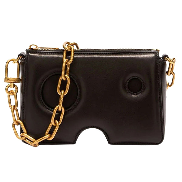 Off White Burrow Zipped Pouch Black Shoulder Bag