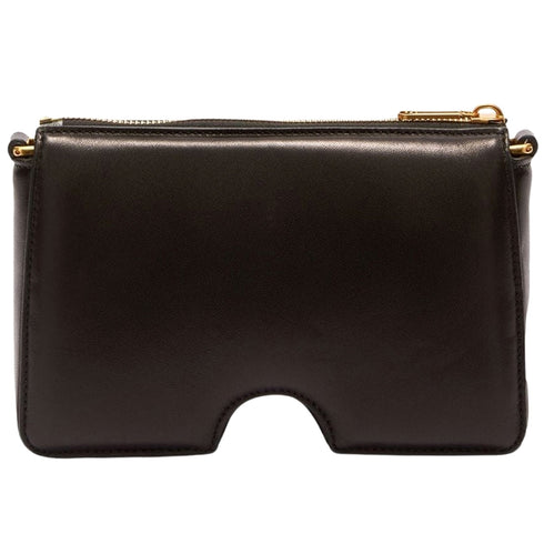 Off White Burrow Zipped Pouch Black Shoulder Bag