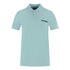 Aquascutum Boxed Logo Light Blue Polo Shirt