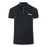 Aquascutum Boxed Logo Black Polo Shirt