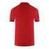 Aquascutum Branded Collar Red Polo Shirt