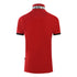 Aquascutum Branded Collar Red Polo Shirt