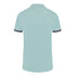 Aquascutum Branded Collar Light Blue Polo Shirt