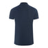 Aquascutum Branded Collar Navy Blue Polo Shirt