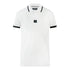 Aquascutum Branded Shoulder Tipped White Polo Shirt P00323 01