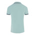 Aquascutum Branded Shoulder Tipped Light Blue Polo Shirt