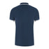 Aquascutum Branded Shoulder Tipped Navy Blue Polo Shirt